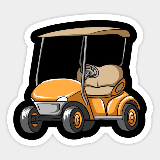 Golf Cart Golf Buggy Sticker by fromherotozero